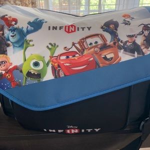 Xbox 360 Disney interactive gaming system, with characters and board.